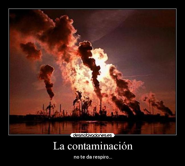 La contaminación - 
