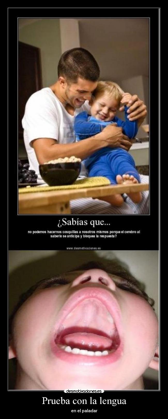 Prueba con la lengua -