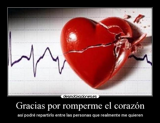 Gracias por romperme el corazón - 