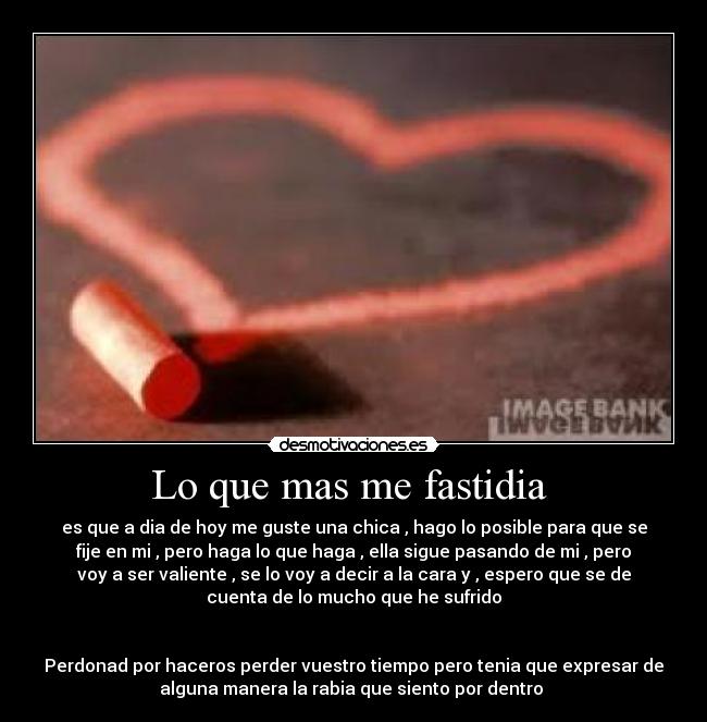 Lo que mas me fastidia  - 