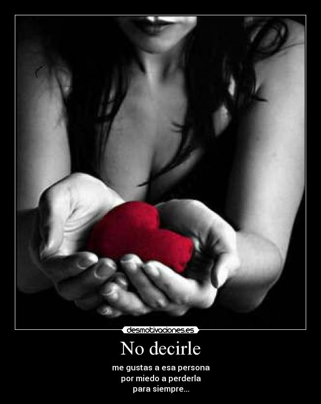 No decirle - 