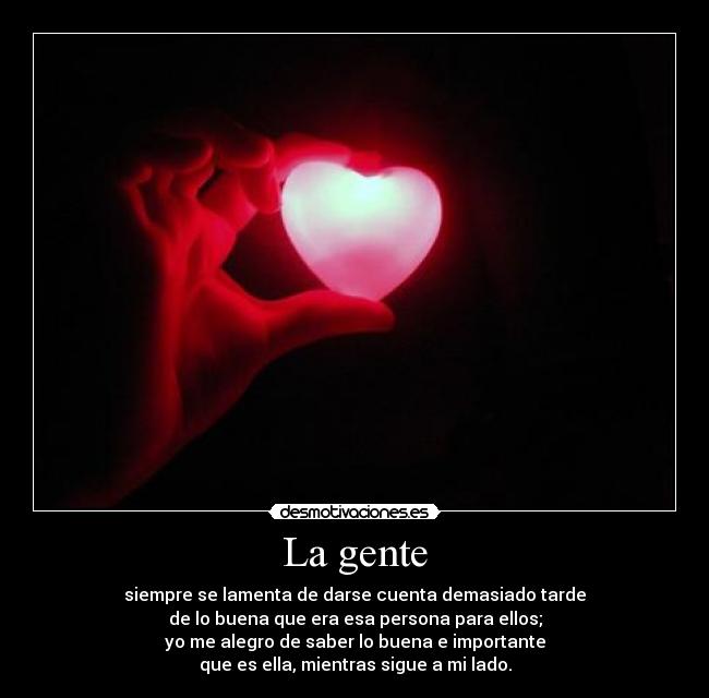La gente -