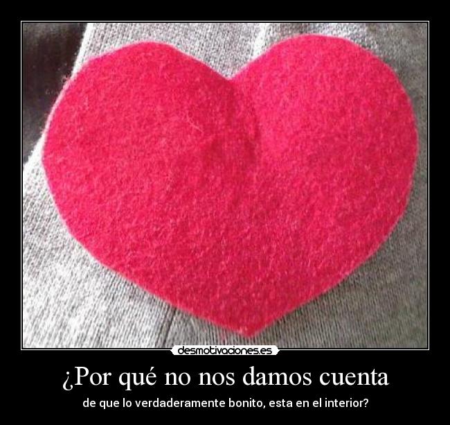 ¿Por qué no nos damos cuenta - 