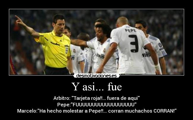 carteles pepe barcelona real madrid arbitro fuuuuuuuuuuuuuuuu marcelo desmotivaciones