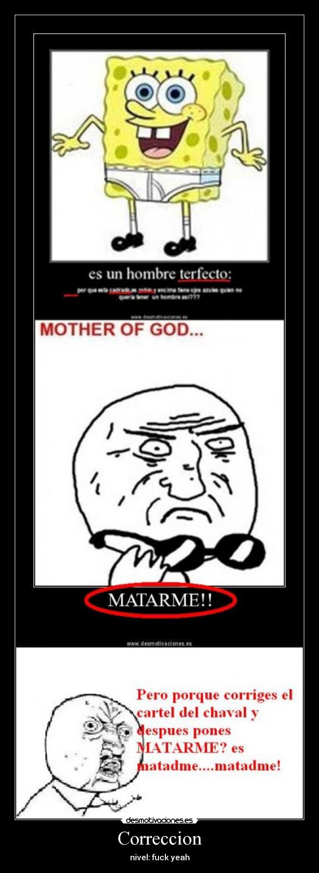 Correccion - nivel: fuck yeah