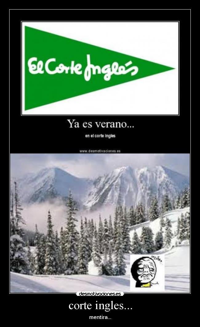corte ingles... -