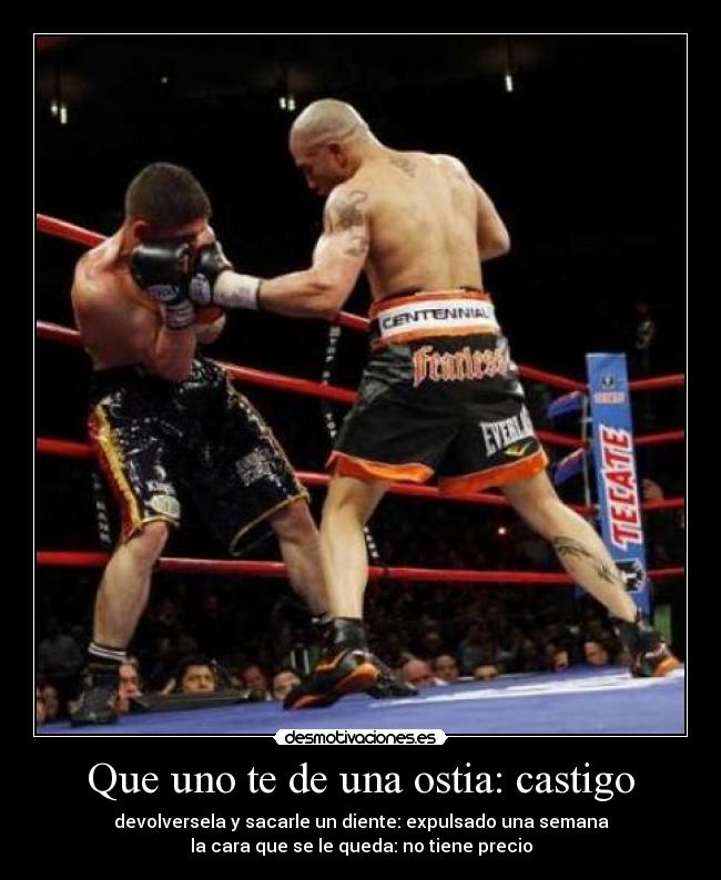 carteles boxeo desmotivaciones