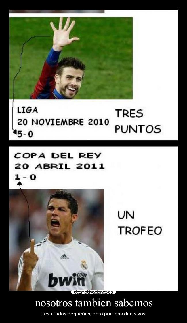 nosotros tambien sabemos -