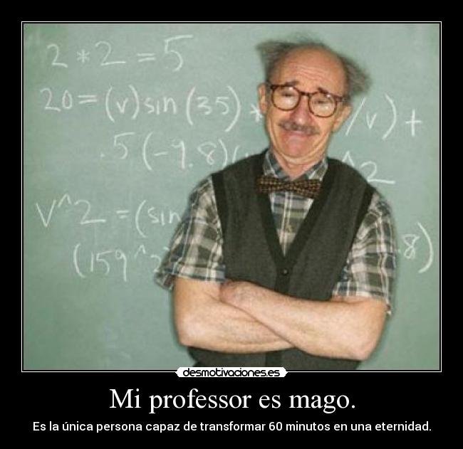 Mi professor es mago. - 