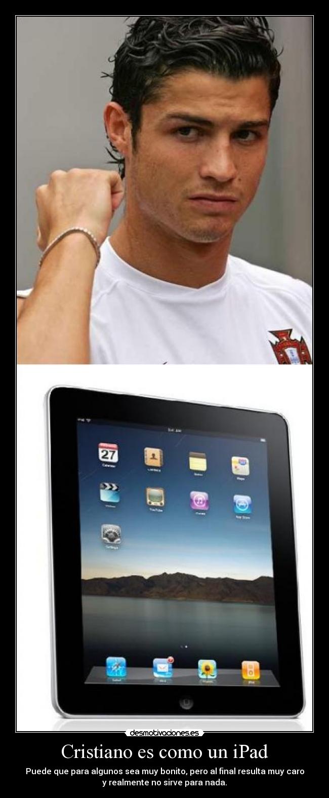 Cristiano es como un iPad - 