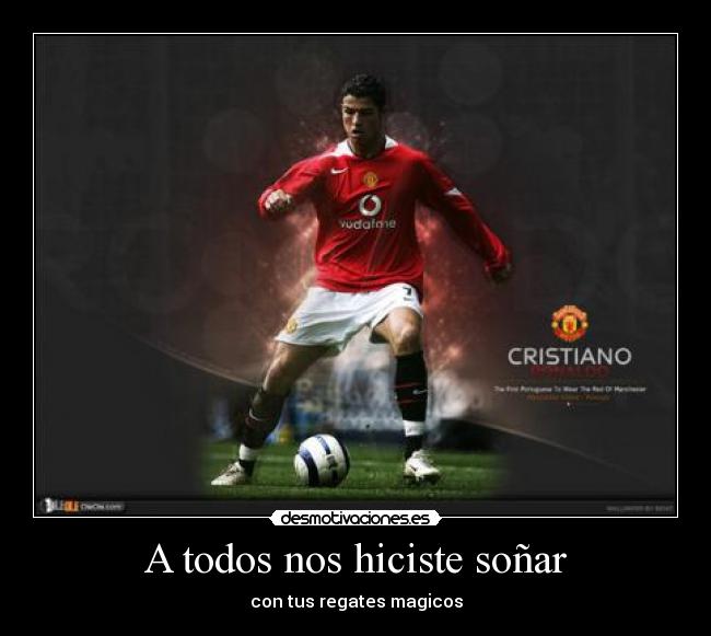 A todos nos hiciste soñar -