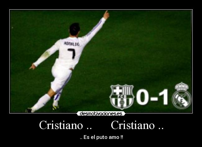 Cristiano .. Cristiano .. -