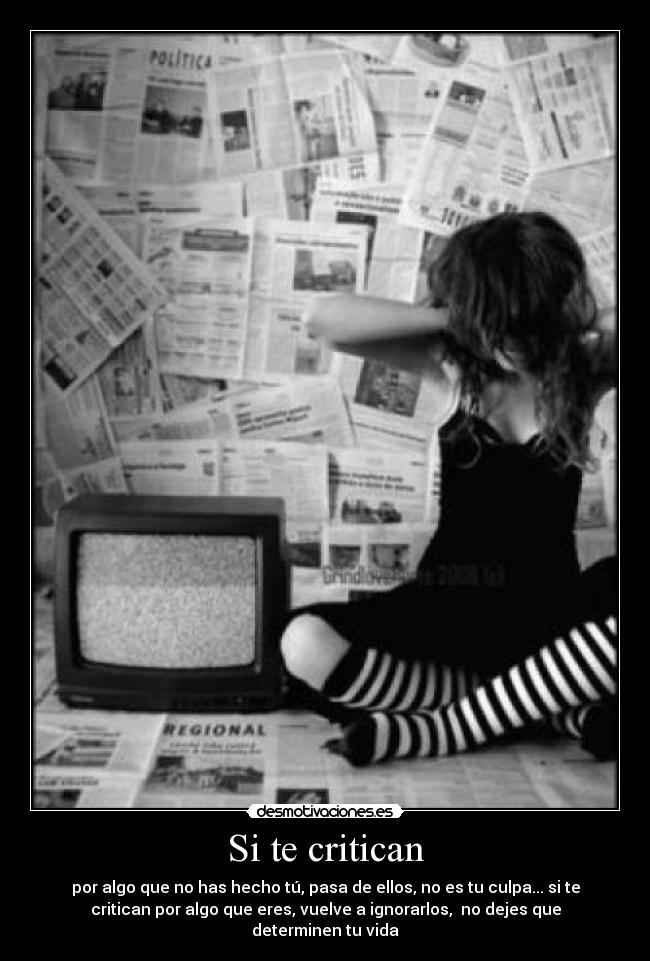 Si te critican -