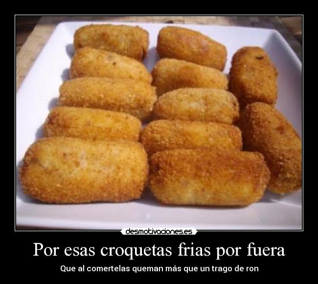 carteles croquetas desmotivaciones