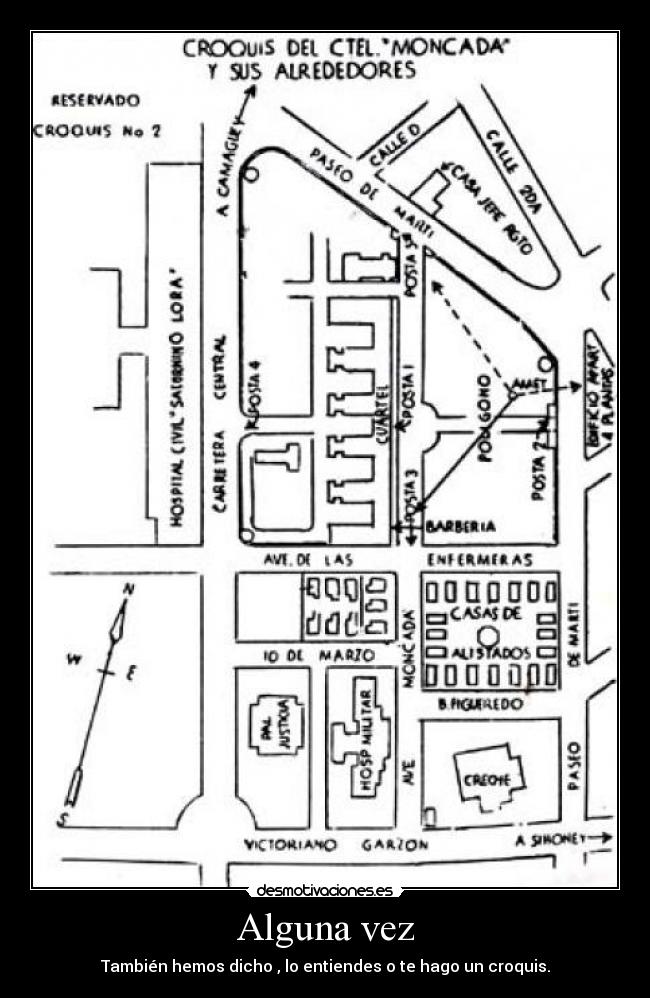 Alguna vez - También hemos dicho , lo entiendes o te hago un croquis.