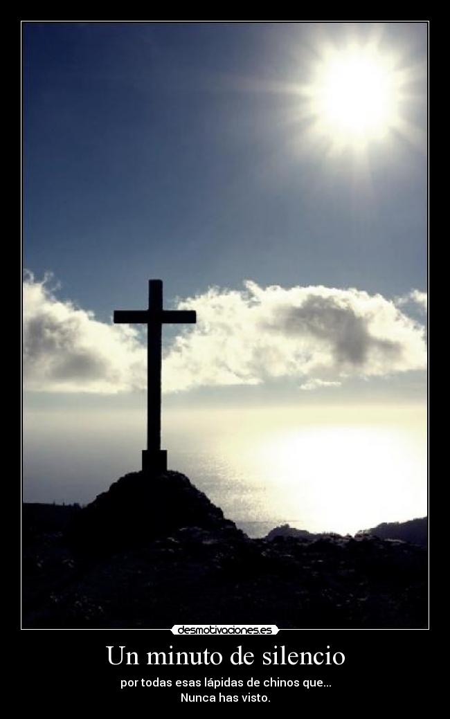 Un minuto de silencio -