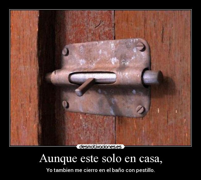 Aunque este solo en casa, - 
