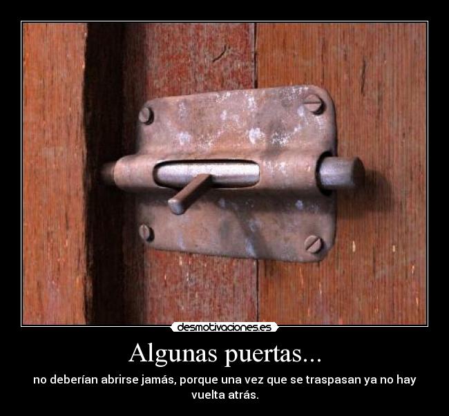 Algunas puertas... - 