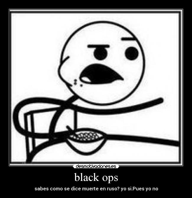 black ops -
