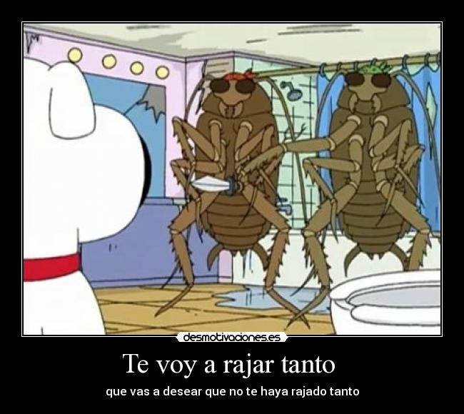 Te voy a rajar tanto  - 