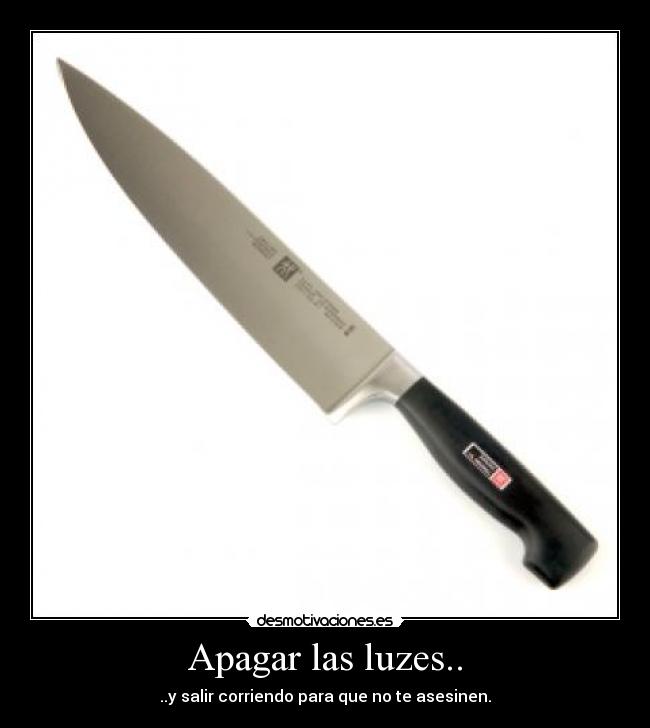 Apagar las luzes.. - 