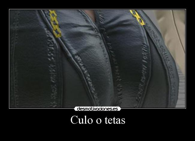 Culo o tetas - 