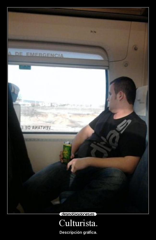 Culturista. - Descripción gráfica.