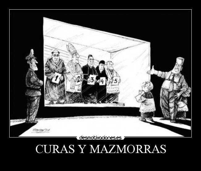 carteles curas mazmorras adriantxo txarralde cago dios punk desmotivaciones