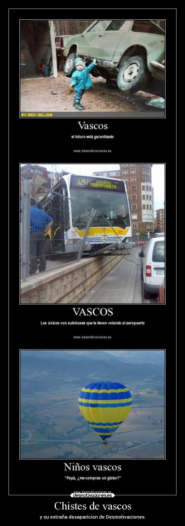 Chistes de vascos - y su extraña desaparicion de Desmotivaciones.