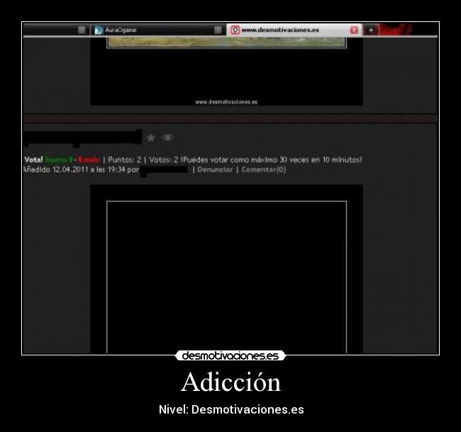 Adicción - Nivel: Desmotivaciones.es