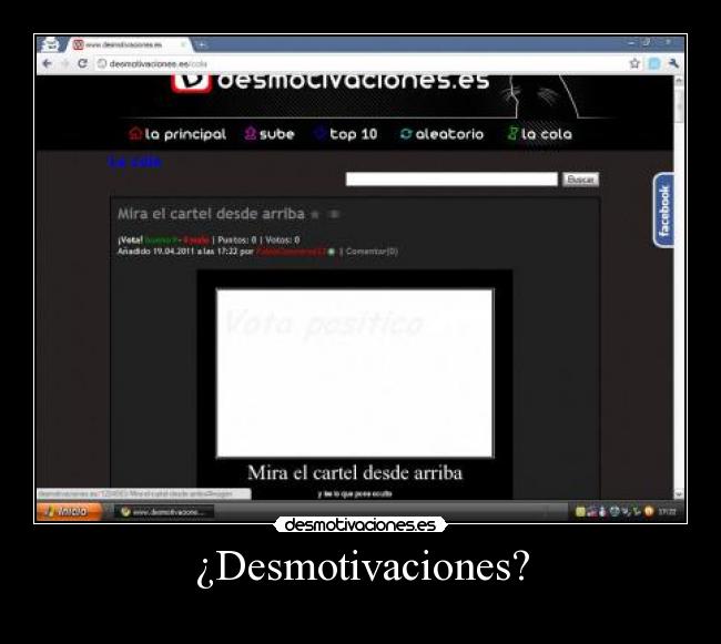 ¿Desmotivaciones? -