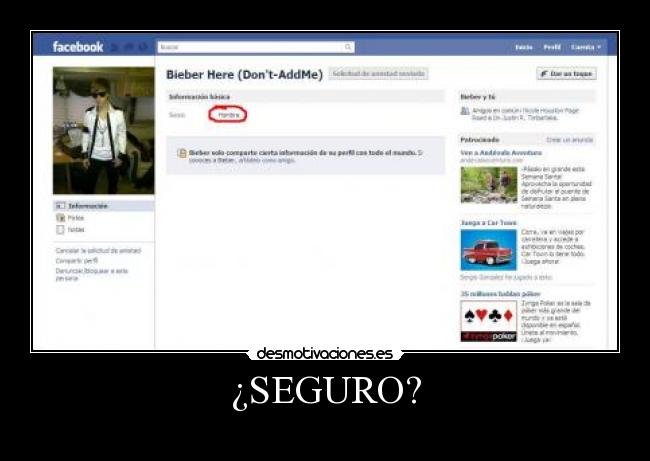 ¿SEGURO? -