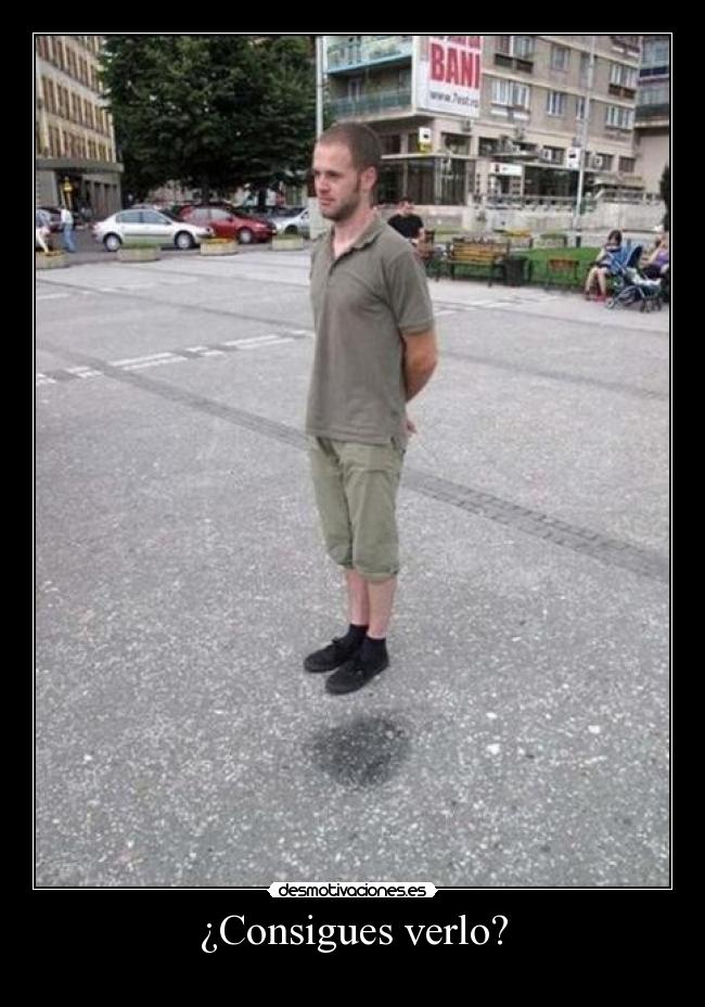 ¿Consigues verlo? -