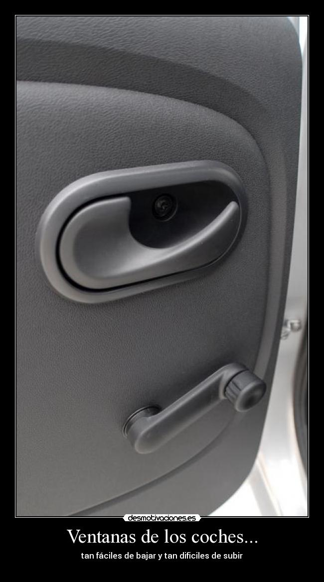 Ventanas de los coches... -