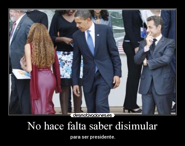 No hace falta saber disimular - 