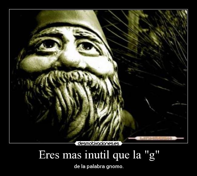 carteles gnomo desmotivaciones