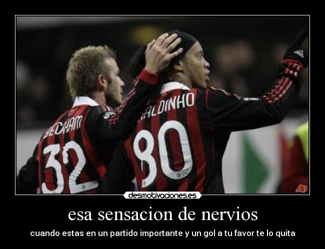 esa sensacion de nervios -