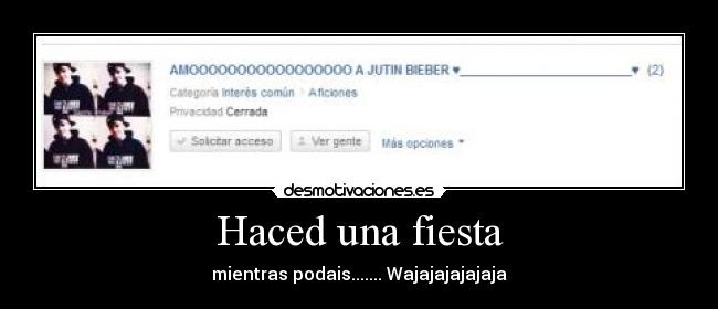 Haced una fiesta -