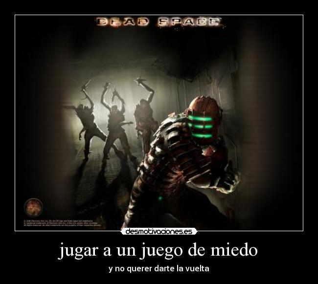 carteles miedo juego horror desmotivaciones