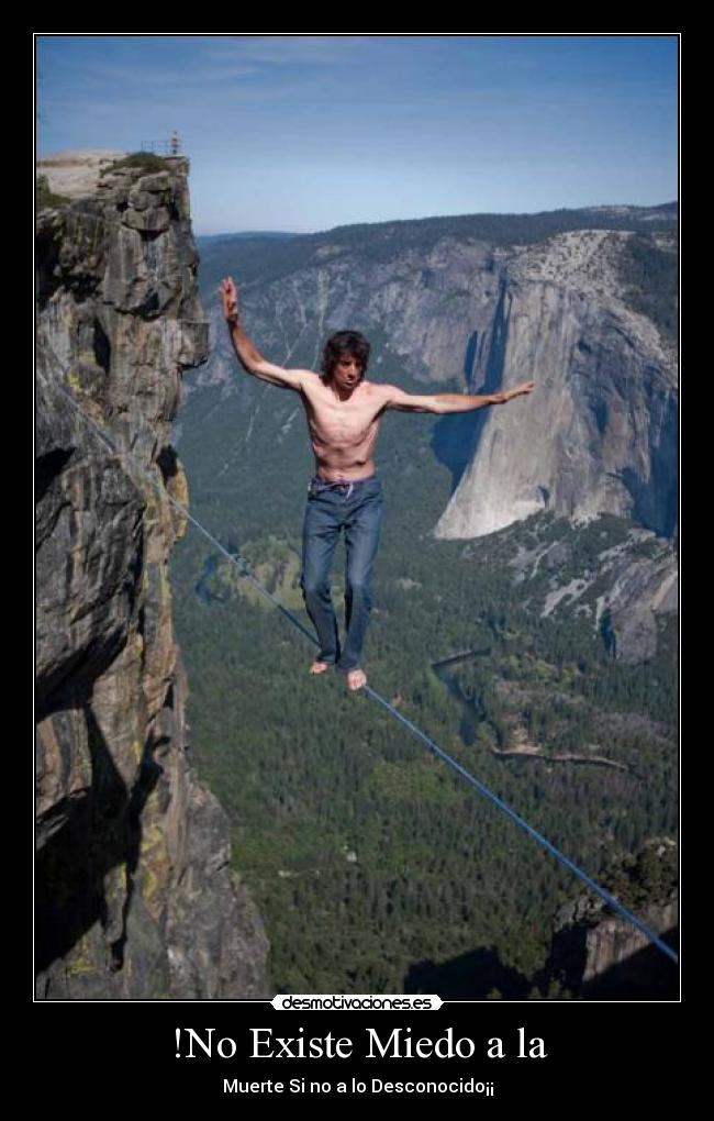 !No Existe Miedo a la - Muerte Si no a lo Desconocido¡¡