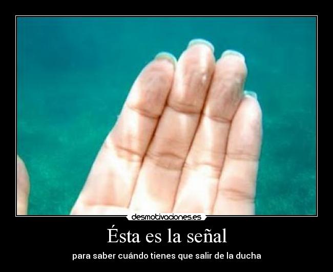 Ésta es la señal -