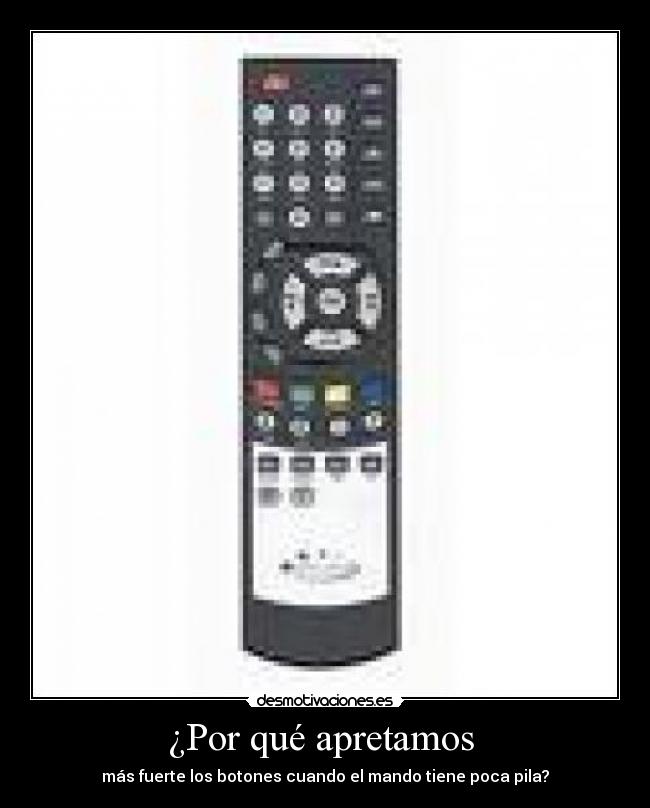 ¿Por qué apretamos -