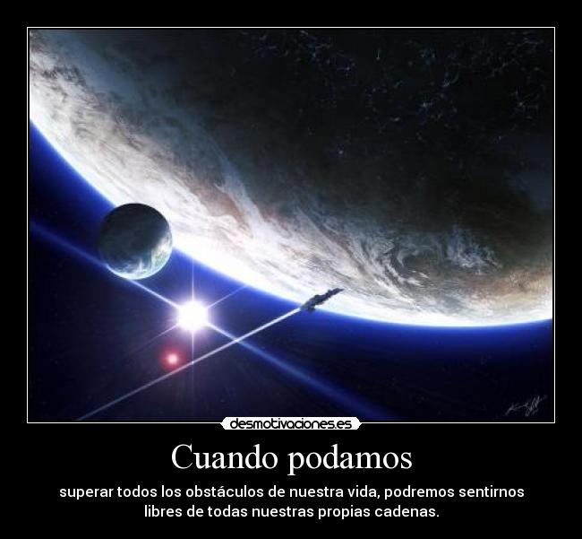 carteles cuando podamos superar desmotivaciones