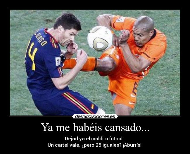 carteles anti futbol desmotivaciones