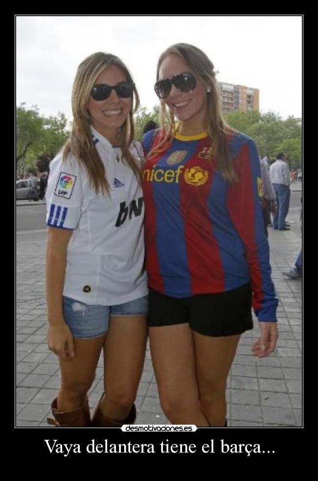 Vaya delantera tiene el barça... -