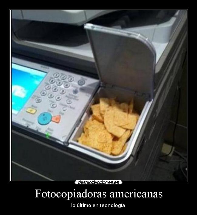 Fotocopiadoras americanas - lo último en tecnología 