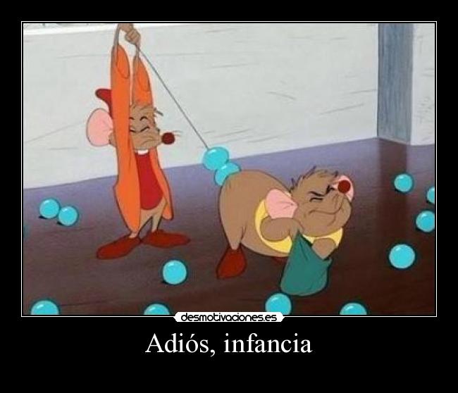 carteles infancia adiosinfancia desmotivaciones