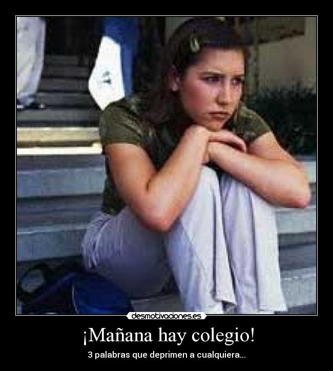 ¡Mañana hay colegio! - 