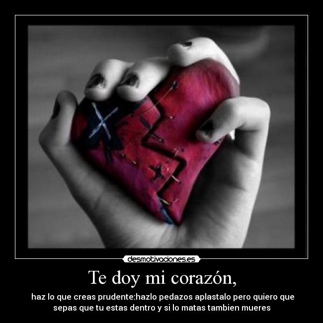 carteles corazon desamor desmotivaciones