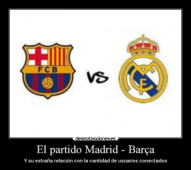 El partido Madrid - Barça -